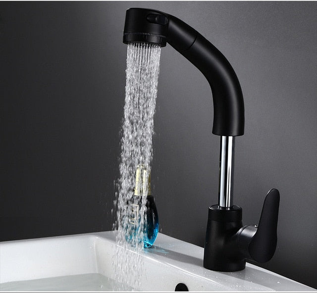 Height Adjustable Pull-Out Sink Tap