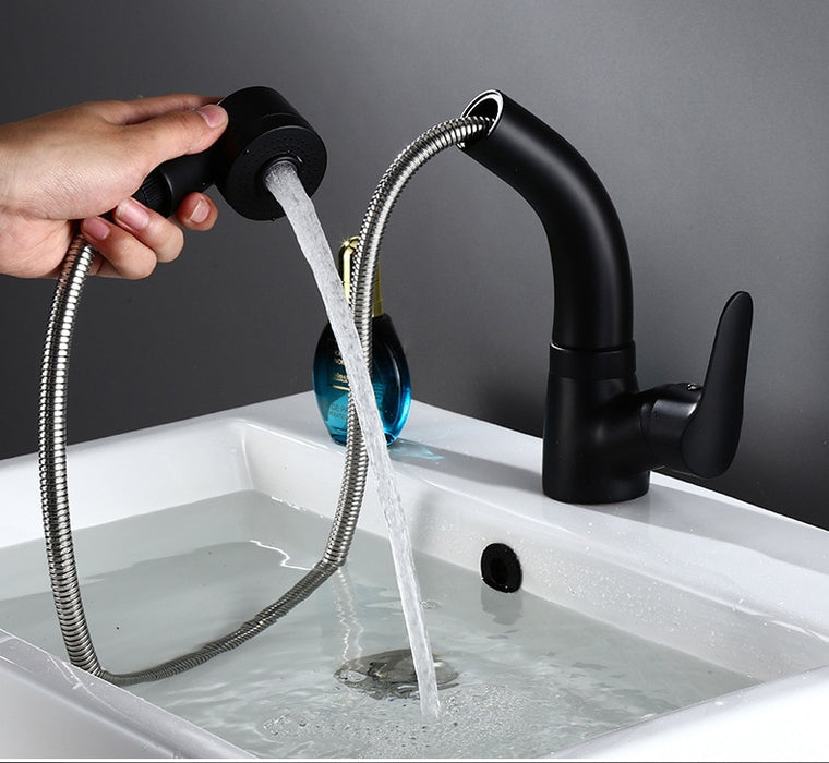 Height Adjustable Pull-Out Sink Tap