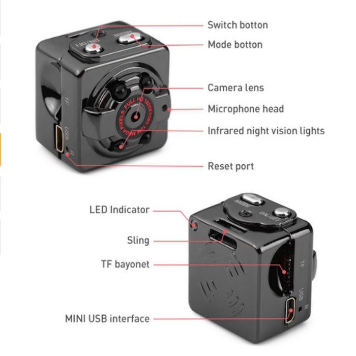 HD 1080P MINI BODY CAMERA